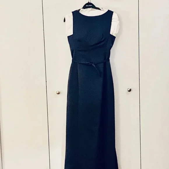 vera wang blue dress Blue and White Floral Lounge Dress